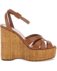 Aquazzura - Wedges Copacabana Leather - Lyst