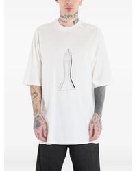 Rick Owens - Graphic Jumbo T-Shirt - Lyst