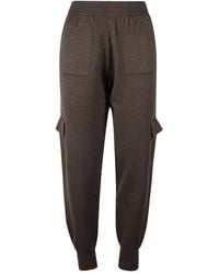 hinnominate - Gebreide Broek Met Zakdetail - Lyst