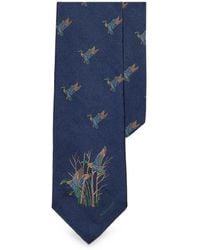 Polo Ralph Lauren - Graduate Mallard-Patterned Silk Tie - Lyst