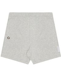 Aape By A Bathing Ape - Logo-Patch Elasticated-Waist Shorts - Lyst