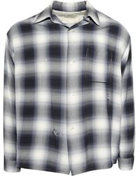 SAINT Mxxxxxx - Check-Print Shirt - Lyst