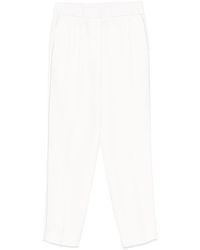 Peserico - Beaded Trim-Detail Trousers - Lyst
