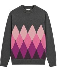 Ballantyne - Pull À Motif De Losanges - Lyst