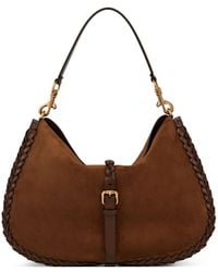 Etro - Maxi Suede Pony Bag With Threading - Lyst