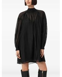 AllSaints - Abito Corto Pearl A Maniche Lunghe - Lyst