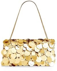 Rabanne - Sparkle Sequin-Embellished Disc-Detail Shoulder Bag - Lyst