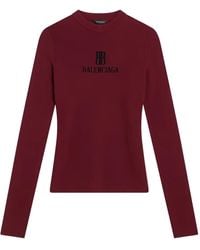 Balenciaga - Pullover mit Logo-Print - Lyst