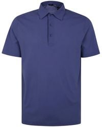 Herno - Polo Con Cierre De Botón - Lyst