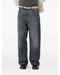 mfpen - Ceremony Stonewashed Centre-Seam Trousers - Lyst
