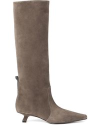 Brunello Cucinelli - Stiefel aus Wildleder 35mm - Lyst