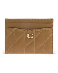 COACH - Gestepptes Essential Kartenetui - Lyst