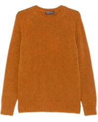 FILIPPO DE LAURENTIIS - Raglan-Sleeve Ribbed-Trim Sweater - Lyst