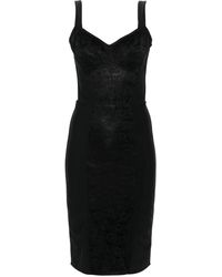 Dolce & Gabbana - Floral-Lace Detail Dress - Lyst