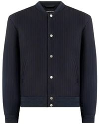 Manière De Voir - Savin Pinstripe Bomber Jacket - Lyst