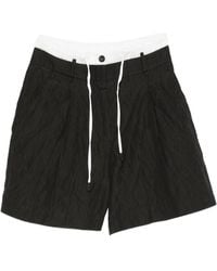 Masnada - Layered Drawstring Shorts - Lyst