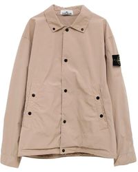 Stone Island - Giacca 4100041 Light Compact Touch Poly-Tc - Lyst