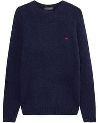 Brooks Brothers - Shetland-Wool Crew-Neck Sweater - Lyst