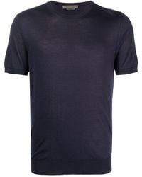 Corneliani - T-Shirt aus Seide - Lyst
