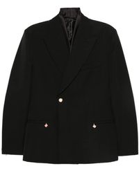 CASABLANCA - Double-Breasted Embellished Jacket - Lyst