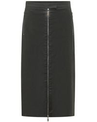 LE SULLY STUDIO - Zip-Detail Pencil Midi Skirt - Lyst
