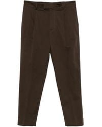 Low Brand - Pleated-Detail Elasticated-Waist Trousers - Lyst