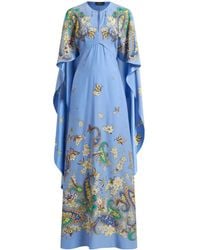 Etro - Avondjurk Met Cape - Lyst