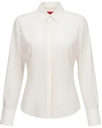 Isaia - Concealed-Placket Long-Sleeve Shirt - Lyst