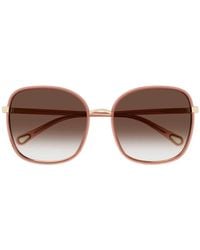 Chloé - Ch0031S Round Frame Sunglasses - Lyst