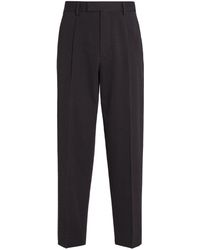 Zegna - Cotton And Wool Pants - Lyst