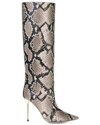 Ninalilou - Helen Stiefel Mit Python-Effekt - Lyst