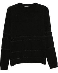 Fabiana Filippi - Sequin-Embellished Ribbed-Knit Sweater - Lyst