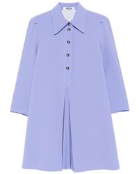 Vivetta - Pleated A-Line Mini Dress - Lyst