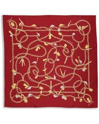 Givenchy - Chain-Print Silk Scarf - Lyst