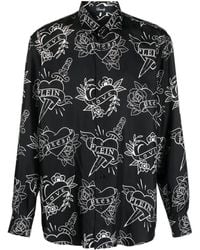 Philipp Plein - Overhemd Met Logoprint - Lyst