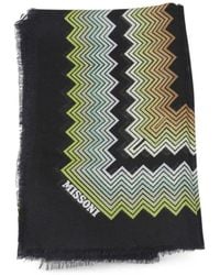 Missoni - Écharpe Frangée À Motif Zigzag - Lyst