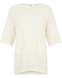 Alpha Studio - Ribbed-Knit Top - Lyst
