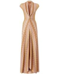 Missoni - Twisted Zigzag-Pattern Dress - Lyst
