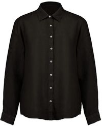 120% Lino - Langärmeliges Hemd - Lyst