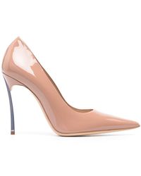 Casadei - Superblade 100mm Pointed-toe Pumps - Lyst