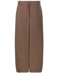 By Malene Birger - Carlien Belt-Loops Wide-Leg Trousers - Lyst