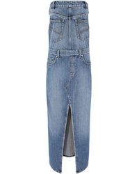 Stella McCartney - Denim Maxi Dress - Lyst