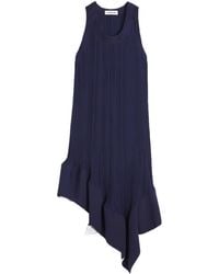 Lanvin - Geplooide Midi-Jurk - Lyst