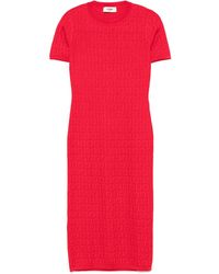 Fendi - Kleid aus FF-Jacquard - Lyst