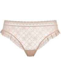 Eres - Lili Ruffled Lace Tanga - Lyst