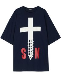 Undercover - Cross Screw Cotton T-shirt - Lyst