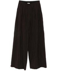 Alysi - Gathered Palazzo Pants - Lyst