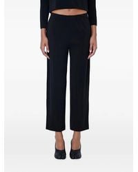 Issey Miyake - Elasticated-Waist Straight-Leg Trousers - Lyst