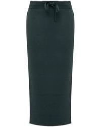 Pinko - Drawstring Side-Stripe Midi Skirt - Lyst