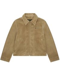 Fortela - Rhode Zip Suede Leather Jacket - Lyst